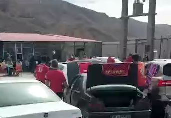 حضور عجیب هواداران نساجی در آزادراه تهران-شمال