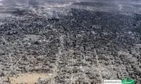 تصویر آخرالزمانی که از غزه ثبت شد