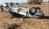 واژگونی مرگبار پژو در محور سقز - دیواندره