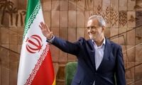 خوش‌وبش پزشکیان با کسبه بازار کرمانشاه