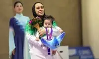 ساره جوانمردی: مدال اصلی من فرزندم است