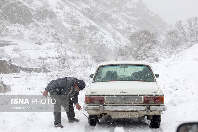 آماده‌باش کامل تهران در پی بارش برف و باران