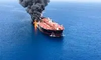 یک کشتی ژاپنی در تنگه هرمز دچار سانحه شد