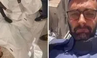 مواجه تلخ خبرنگار فلسطینی با اجساد خانواده‌اش