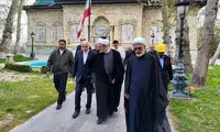 تصاویری از حضور امروز نمایندگان در کاخ سعدآباد