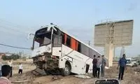 حادثه برای ۱۸ مسافر اتوبوس زنجان - قزوین
