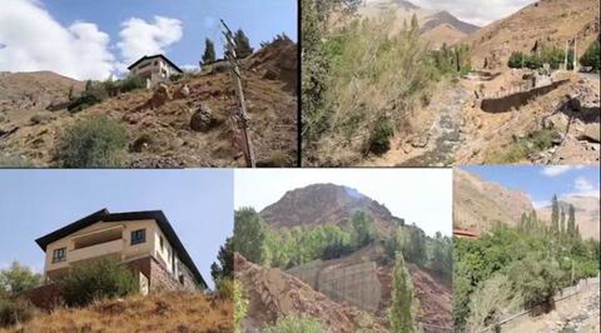 تصاویر باورنکردنی از ویلاسازی فرد مشهور در دل کوه‌های شمال تهران