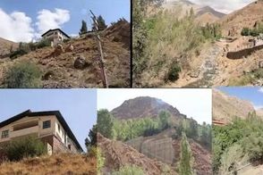 تصاویر باورنکردنی از ویلاسازی فرد مشهور در دل کوه‌های شمال تهران 