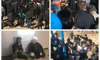 بازدید روحانی از روستای زلزله زده گورک راور