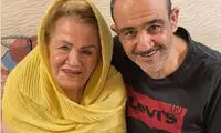 تصویری پربازدید از مهران غفوریان و مادرش