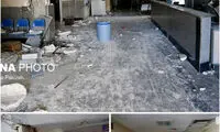 تخریب بیمارستان شهر سر پل‌ذهاب کرمانشاه
