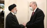 دیدار اردوغان با رئیسی در ترکمنستان