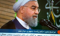 بغض روحانی در فرازهای پایانی سخنرانی‌ اش