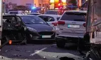 برخورد شدید کامیون با خودروهای عبوری در آلمان