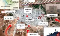 چقدر از کوبانی دست داعش است؟ +عکس