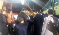 خروج پیکان و تراکتورسازی با اسکورت پلیس