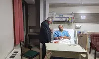 عیادت فتح‌الله‌زاده از رئیس فدراسیون فوتبال