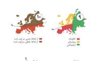 از اروپا تا اروپا! +اینفوگرافی