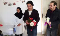 عکس: همایون شجریان در خانه سالمندان