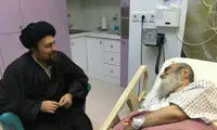 عیادت سیدحسن خمینی از آیت الله مظاهری