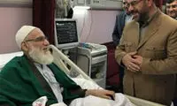 عیادت معاون روحانی از آیت الله هاشمی شاهرودی