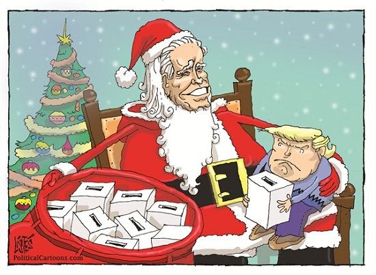 هدیه کریسمس جو بایدن برای ترامپ!