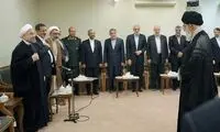عکس: دیدار رهبر انقلاب با اعضای هیات دولت