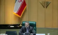 عکس: اولین ریاست علی مطهری در مجلس