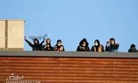 دختران آبی تماشاگر ویژه بازی استقلال و گل‌گهر