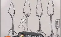 کاریکاتور: متکدی میلیاردر!