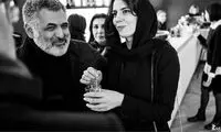 لیلا حاتمی و مانی حقیقی در جشنواره فیلم برلین