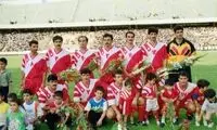 تصویری از اولین روزی که دایی پیراهن پرسپولیس را پوشید
