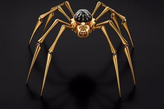 ساعت عنکبوتی، ادای احترام به هنر مدرن