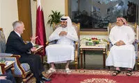 وزیر دفاع آمریکا با امیر قطر دیدار کرد