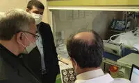 عیادت وزیر بهداشت از دکتر طریقت منفرد