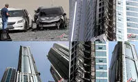 برج مشعل دبی پس از آتش سوزی