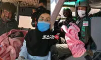 به دنیا آمدن نوزادی در بالگرد امدادی ارتش