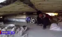 عجیب‌ترین سلفی زلزله کرمانشاه