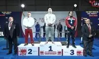 ویدئوی جنجالی و باورنکردنی از ورزشکار ایرانی روی سکو