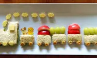 طرز تهیه قطار ساندویچی برای کودکان