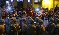 درگیری معترضان با طرفداران جنبش امل در بیروت