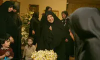 عکس: عرض تسلیت مهناز افشار به بیت امام