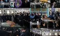 تصاویر جدید از اقامه نماز بر پیکر شجریان