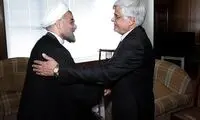 عکس: دیدار حسن روحانی با عارف