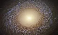 تصویر زیبای هابل از یک کهکشان کرکی