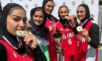 بازگشت دختران بسکتبال با استقبال مسئولان