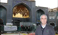 عکس: مریلا زارعی با چادر در قم
