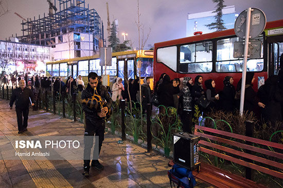 پرسه در خیابان‌های تهران