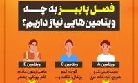 فصل پاییز به چه ویتامین‌هایی نیاز داریم؟