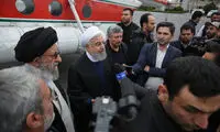 بازدید روحانی از مناطق سیل‌زده در گلستان